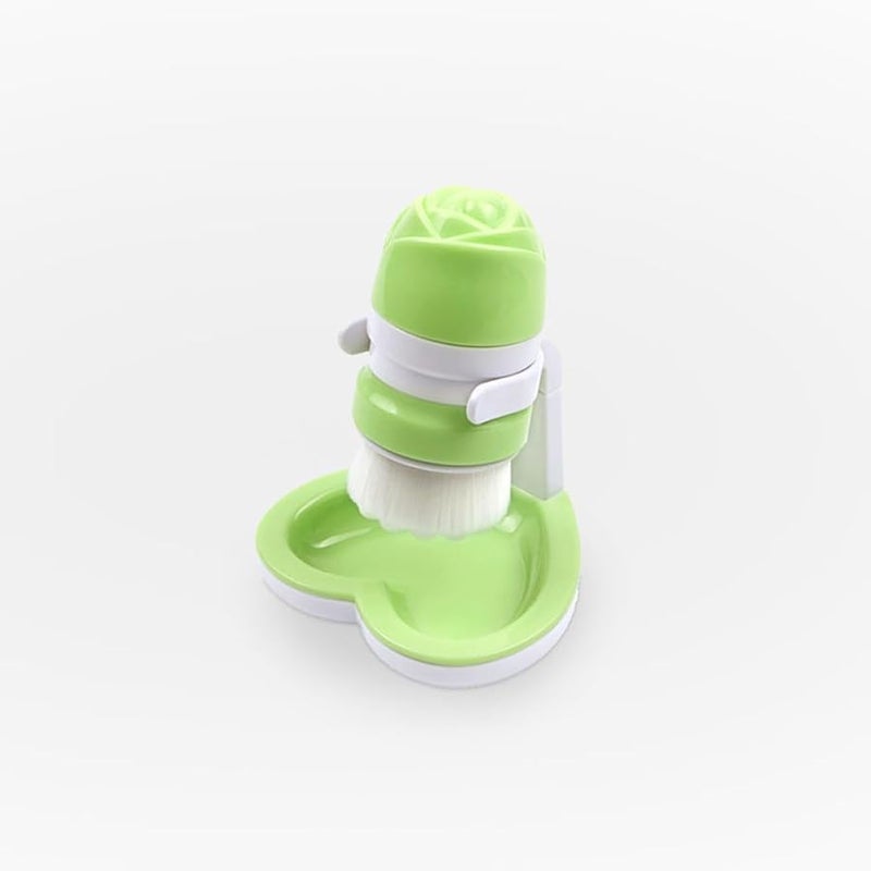 Heart Shaped Stand Double Headed Facial Cleansing Brush Manual Face Scrubber Portable Home Use - Image 2